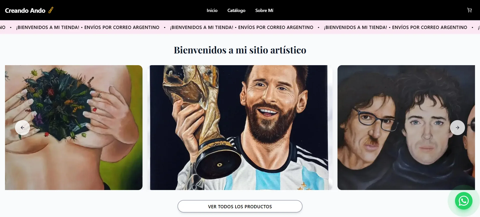 Captura de pantalla de Creando Ando